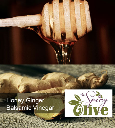 The Spicy Olive Persian Lime Honey Ginger Vinaigrette 