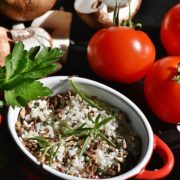 The Spicy Olive’s Mushroom Risotto