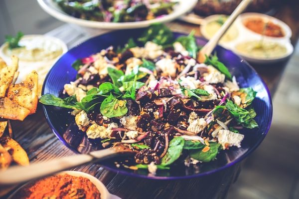 The Spicy Olive’s Strawberry and Avocado Spinach Salad with Raspberry Balsamic Vinaigrette