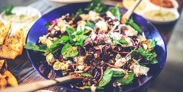The Spicy Olive’s Strawberry and Avocado Spinach Salad with Raspberry Balsamic Vinaigrette