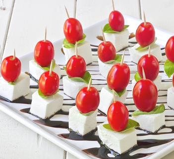 The Spicy Olive's Mini Caprese Bites