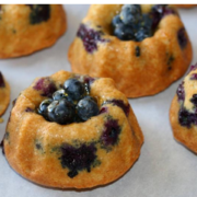 The Spicy Olive's Lemon Blueberry Mini Bundt Cakes