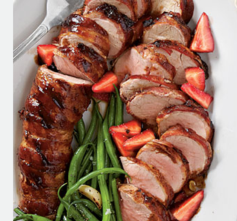The Spicy Olive's Strawberry Pork Tenderloin