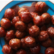 The Spicy Olive's Sweet & Sour Balsamic Glazed Meatballs