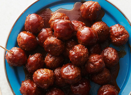The Spicy Olive's Sweet & Sour Balsamic Glazed Meatballs