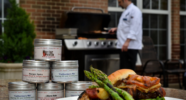 Chef Ryan Knuth at the Grill