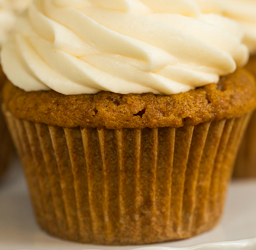 The Spicy Olive Pumpkin Cupcakes