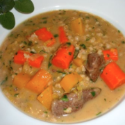 The Spicy Olive's Slow CookerBeef, Barley and Squach Stew