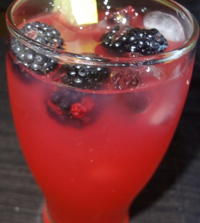 The Spicy Olive's Blackberry Ginger Lemonade