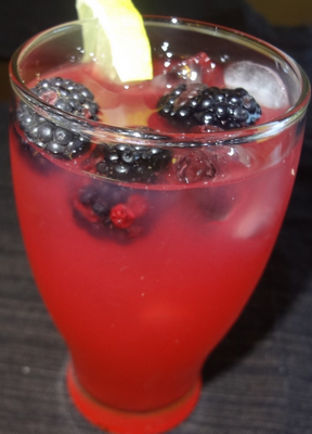 The Spicy Olive's Blackberry Ginger Lemonade