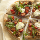 The Spicy Olive's Goat Cheese and Arugula Piz