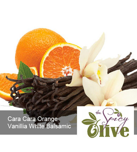 The Spicy Olive Cara Cara Orange Vanillia white balsamic