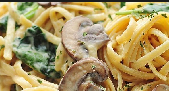 The Spicy Olive's Mushroom and Smoked Gouda Pasta