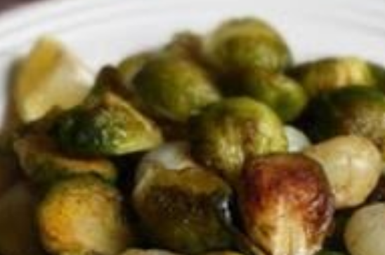 The Spicy Olive Balsamic Roasted Brussel Sprouts