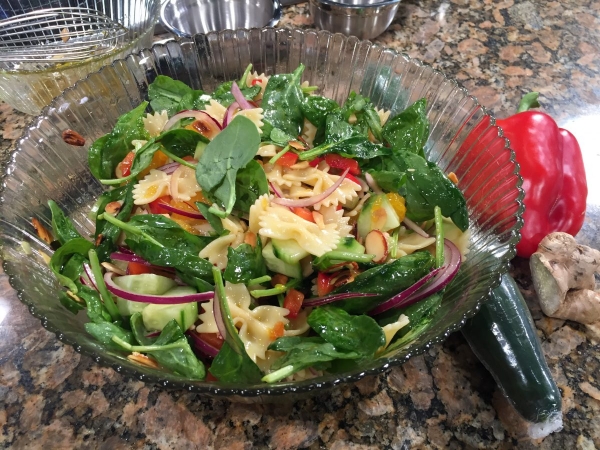 The Spicy Olive's Mandarin Pasta Salad