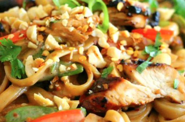 The Spicy Olive's Sesame Chicken Pasta