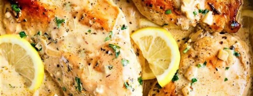 The Spicy Olive's Creamy Lemin Chicken