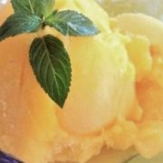 The Spicy Olive's Key Lime Mango Frozen Yogurt