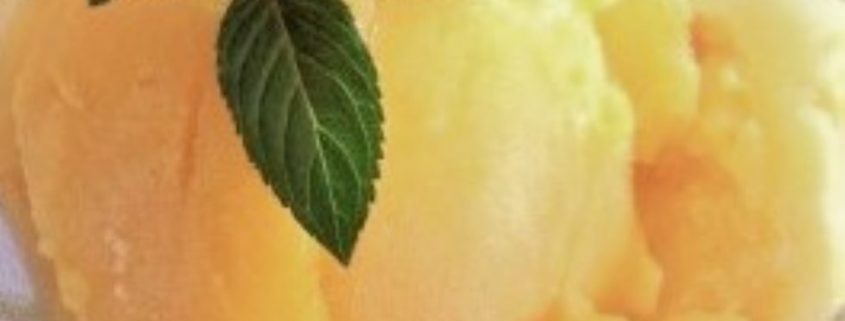 The Spicy Olive's Key Lime Mango Frozen Yogurt