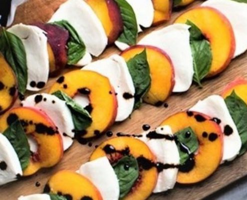 Peach Caprese Salad