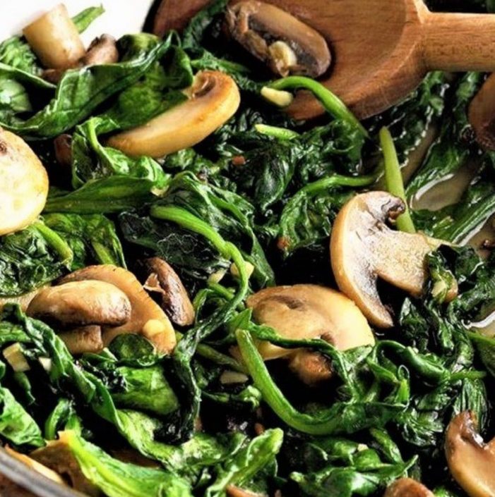 Screen Shot 2020-08-10 at 11.16.18 AM The Spicy Olive's Sauteed Spinach and Mushrooms