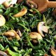 The Spicy Olive's Sauteed Spinach and Mushrooms