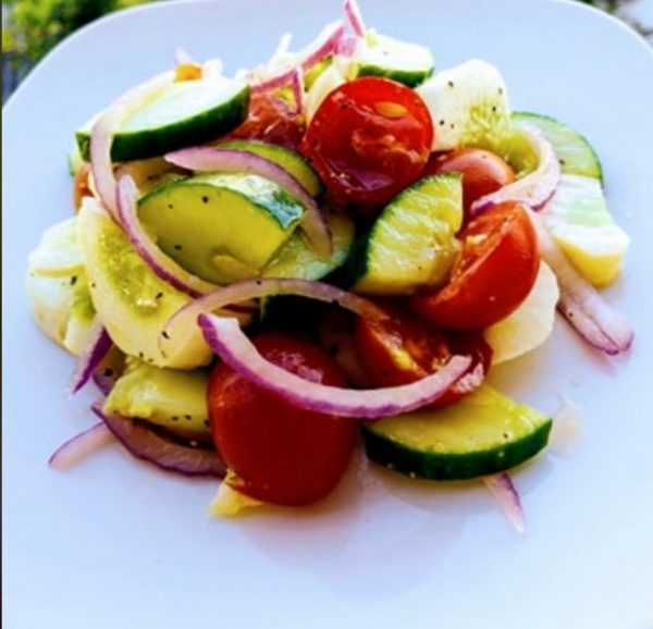 The Spicy Olive's Summer Cucumber Salad