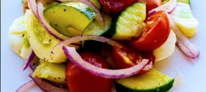 The SPicy Olive's Cucumber Salad