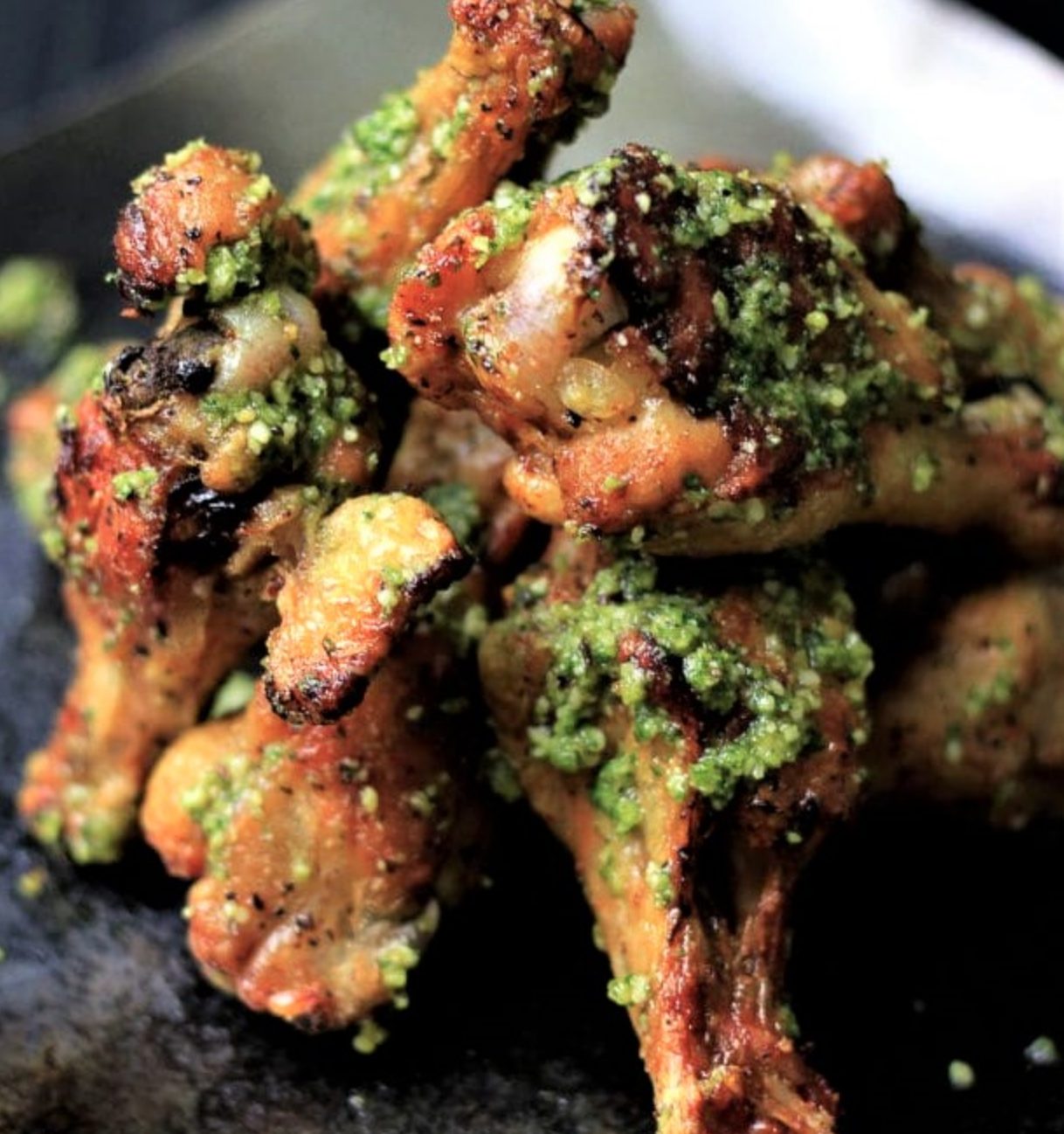 The Spicy Olive's Spicy Pesto Chicken Wings The Spicy Olive