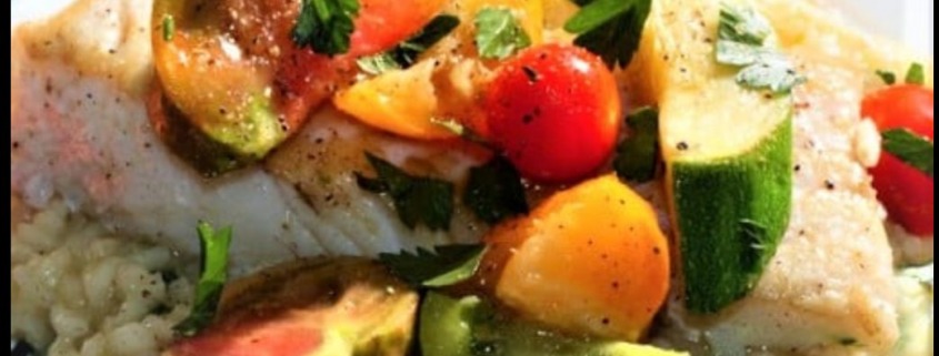 Spicy Olive Pan Seared Fish