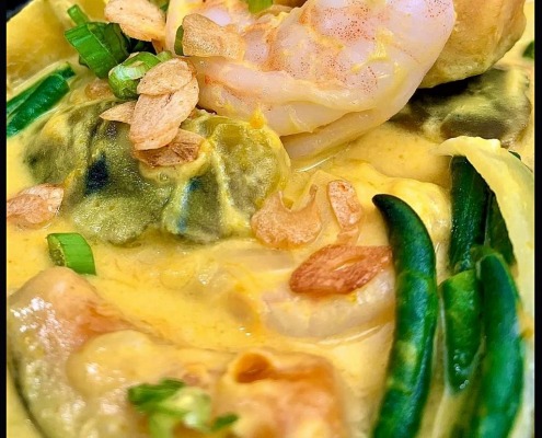 The Spicy Olive's Coconut Curry Shrimp