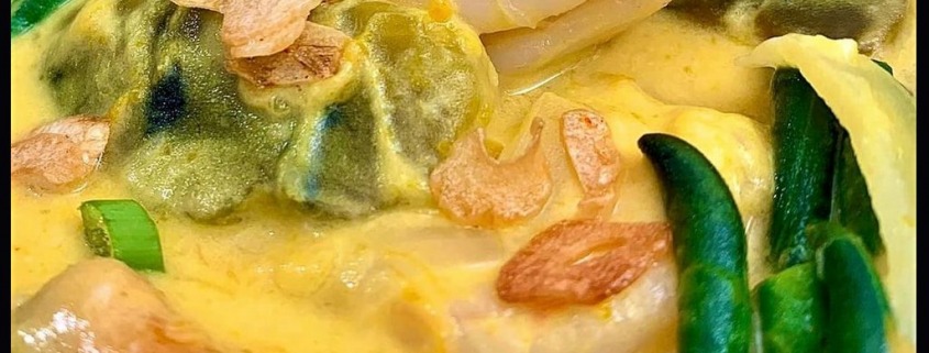 The Spicy Olive's Coconut Curry Shrimp