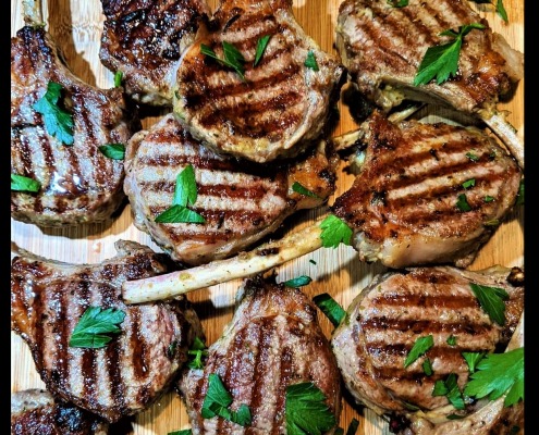 The Spicy Olive's Grilled Lamb Chops
