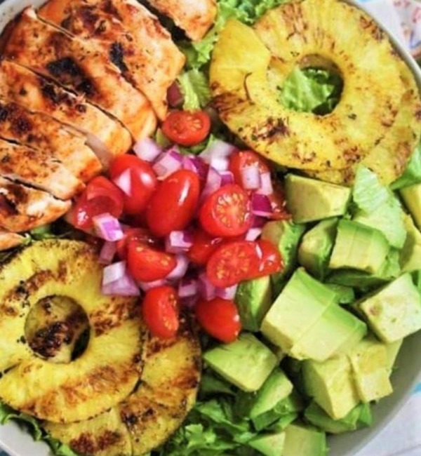 The Spicy Olive's Tropical Grilled Chicken Salad