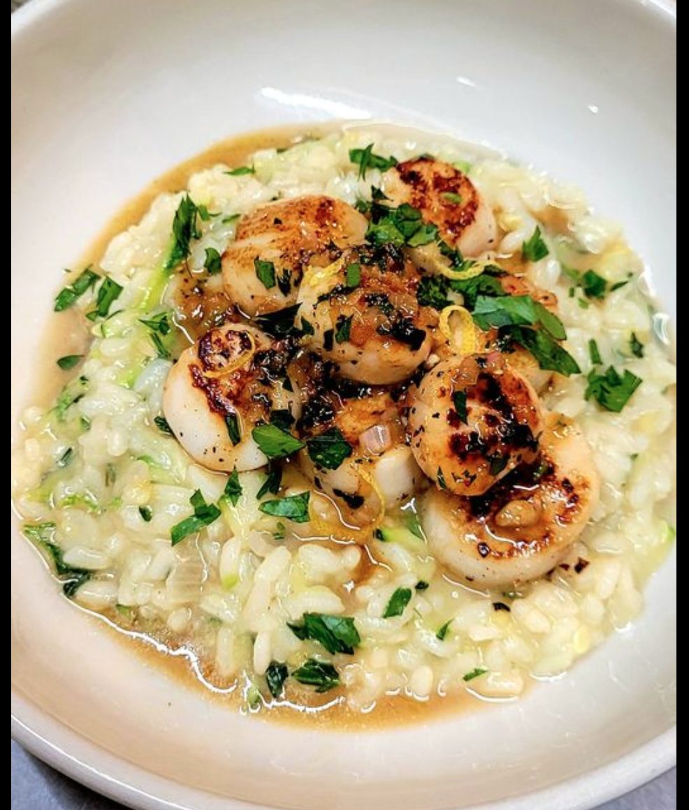 The Spicy Olive's Pan Seared Scallops