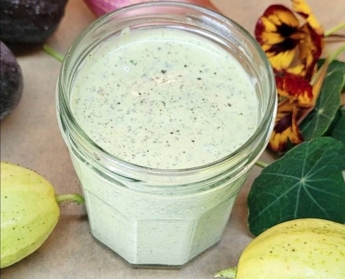 The Spicy Olive's Green Goddess Salad Dressing