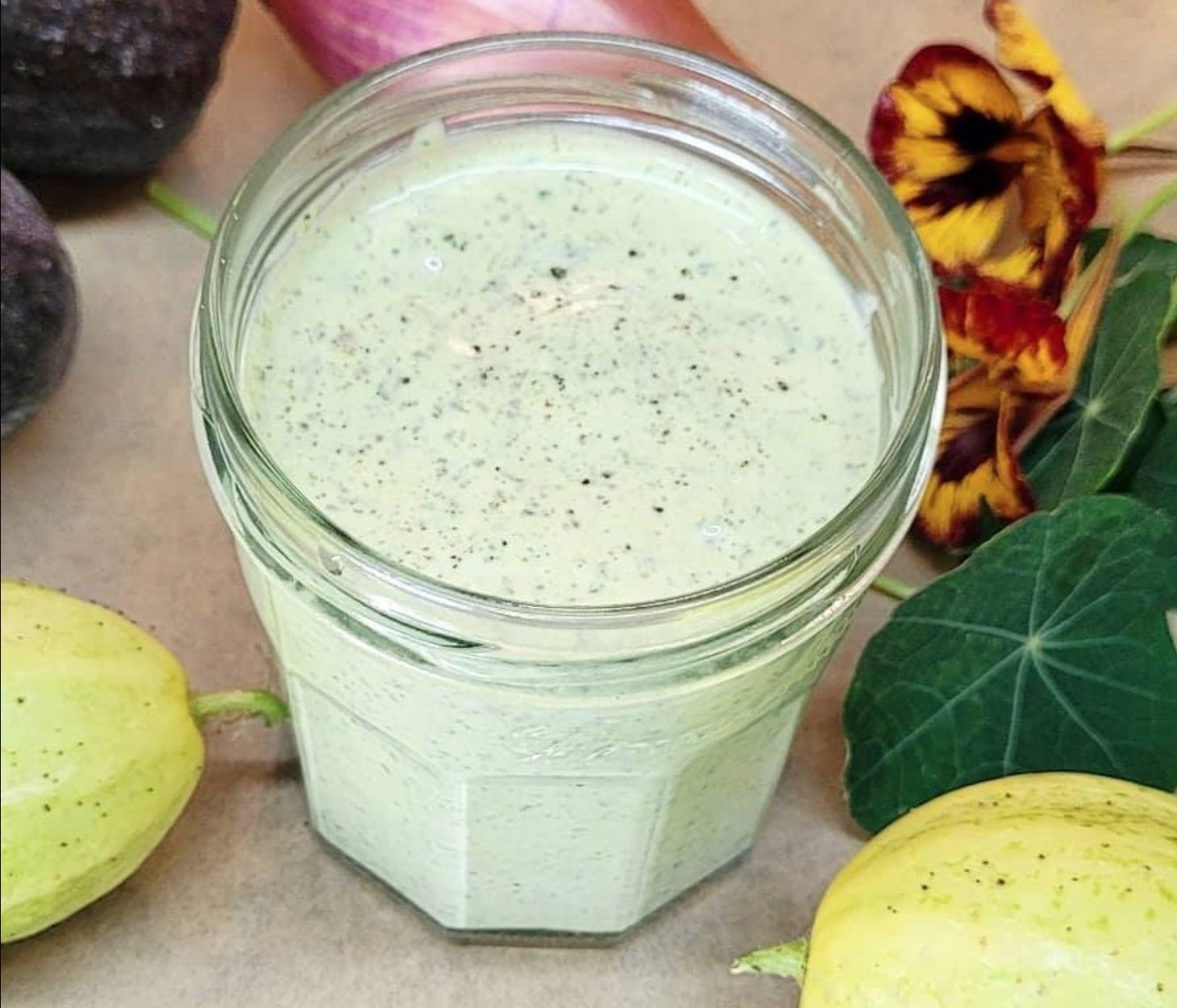 The Spicy Olive's Green Goddess Salad Dressing