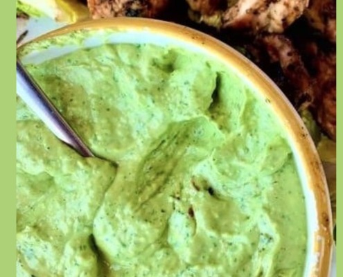 The Spicy Olive's Avocado Crema