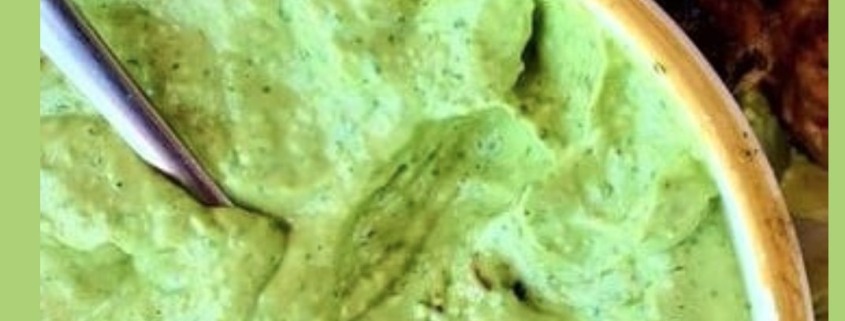 The Spicy Olive's Avocado Crema