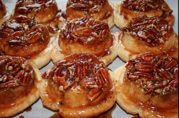 The Spicy Olive's Blood Orange Pecan Sticky Buns